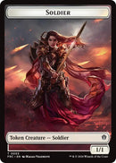 Soldier // Map Double-Sided Token [Reality Fracture Commander Tokens]-1