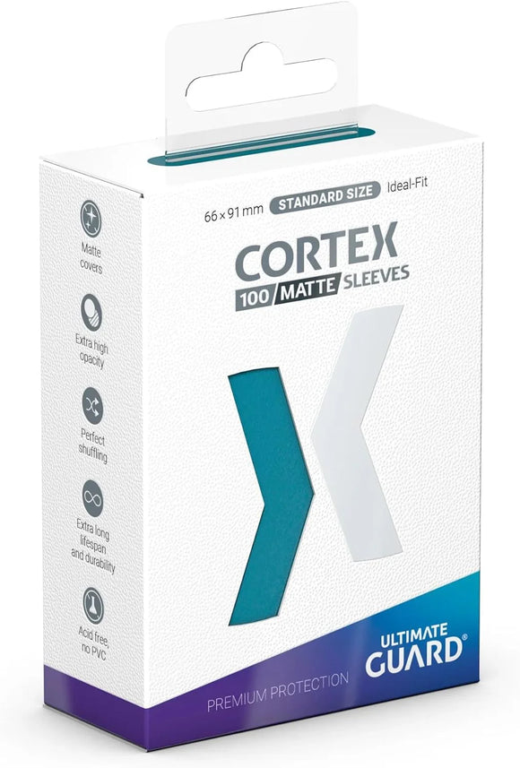 Cortex Sleeves Standard Size (100) - Petrol