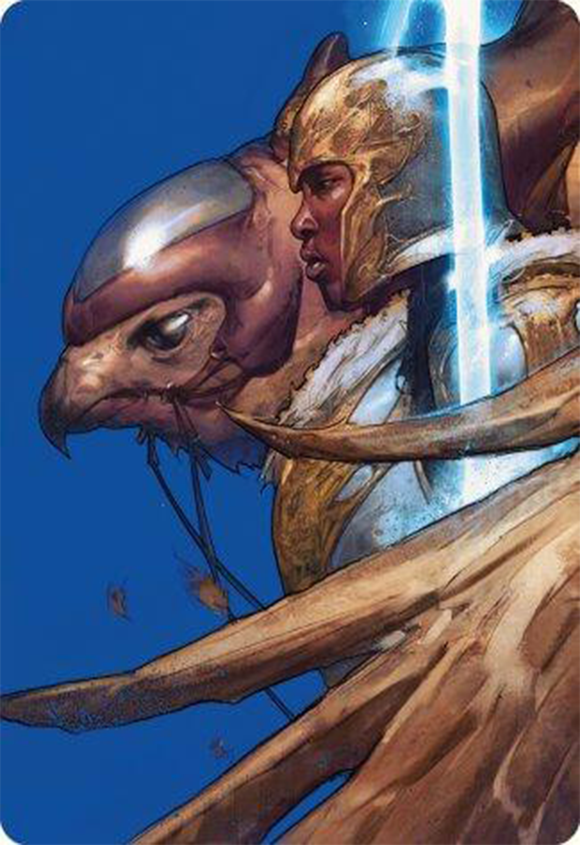 Tarjeta de arte de Arna Kennerud, Skycaptain [Serie de arte Modern Horizons 3] 