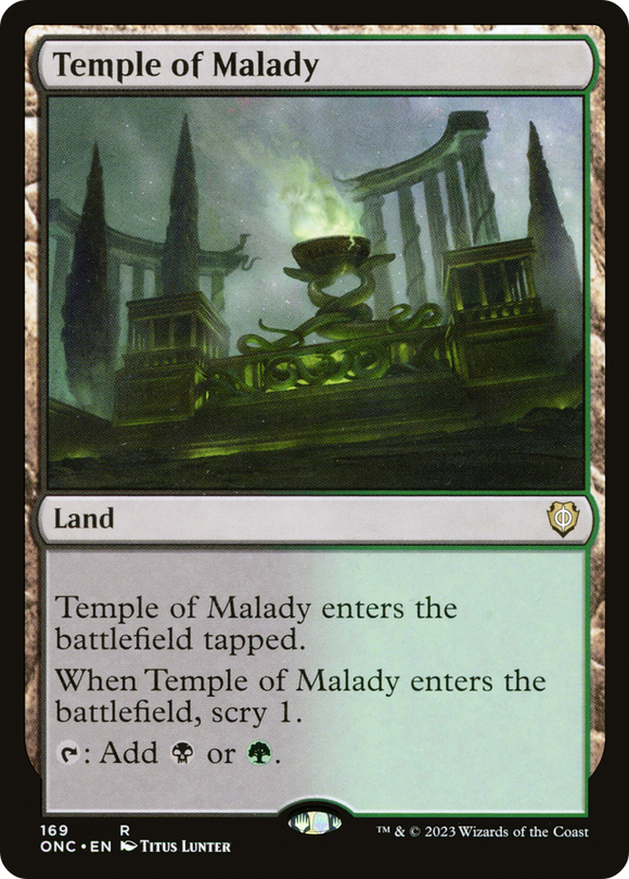 Templo de la enfermedad [Phyrexia: Todos serán un solo comandante] 