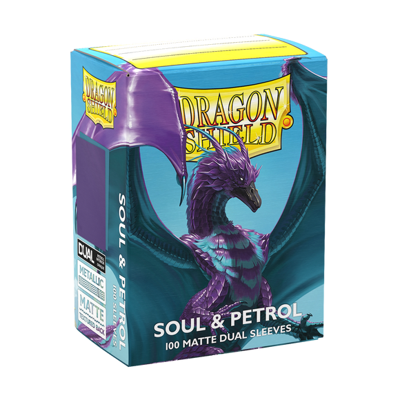 Dragon Shield: Standard 100ct Sleeves - Soul and Petrol