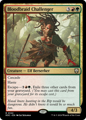 Desafiante trenza de sangre [Comandante de Modern Horizons 3] 