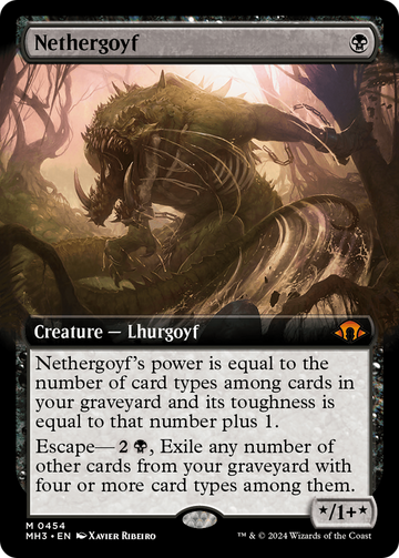 Nethergoyf (arte extendido) [Modern Horizons 3] 