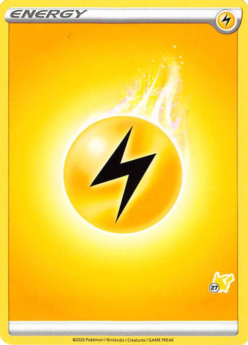 Energía del rayo (sello de Pikachu n.° 27) [Battle Academy 2022] 