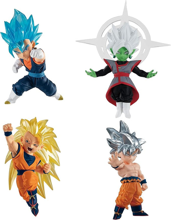 Dragon Ball Super - Super Saiyan Vegito, Zamasu, Super Saiyan 3 Goku, Ultra Instinct Goku, Dragon Ball Adverge 2" Figure (Box Set 4)