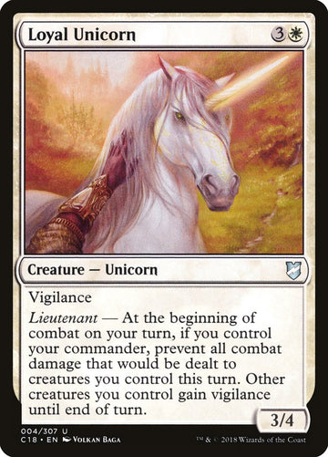 Unicornio leal [Commander 2018] 