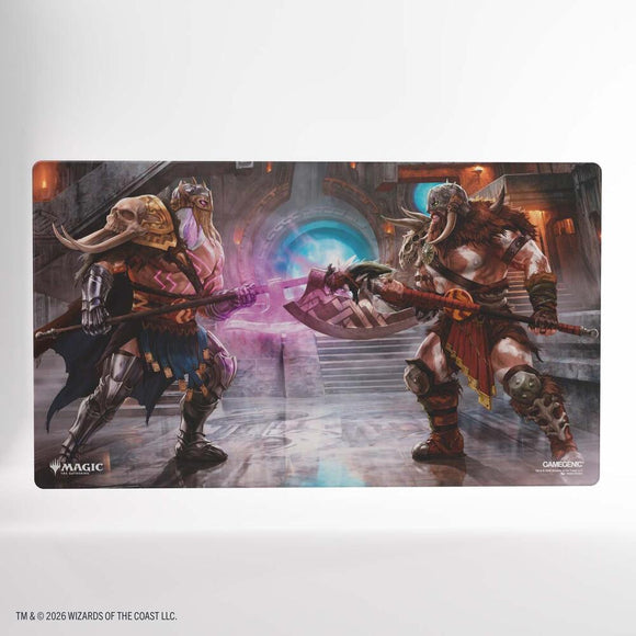 Magic: The Gathering Reality Fracture Shiny Playmat - Garruk of the Veil/Garruk Uncursed - GameGenic Playmat