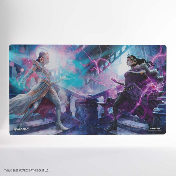 Magic: The Gathering Reality Fracture Shiny Playmat - Liliana, Devoted Healer/Liliana, Callous Necromancer - GameGenic Playmat