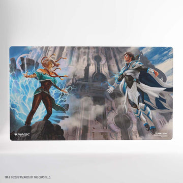 Magic: The Gathering Reality Fracture Shiny Playmat - Tam Beleren, Conflicted/Jace, Building Reality - GameGenic Playmat