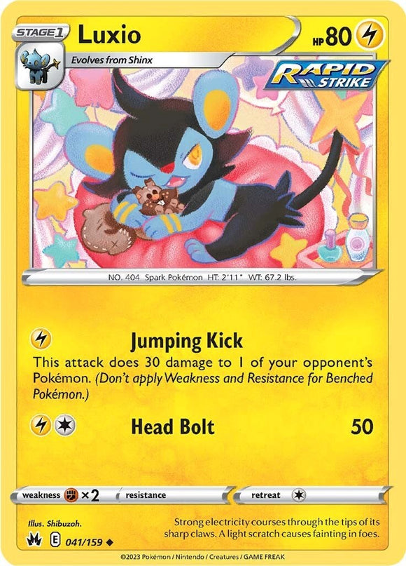 Luxio (041/159) (41) [Espada y escudo: Corona Zenith] 