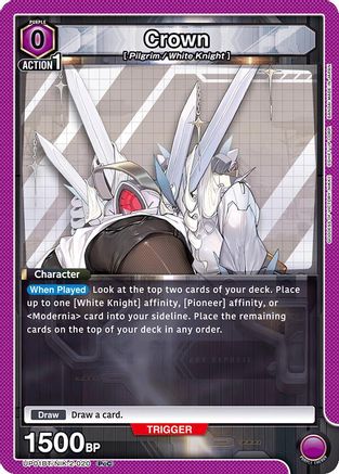 Crown (020) (UP01BT/NIK-2-020) - UP01BT GODDESS OF VICTORY NIKKE Precious Booster Foil