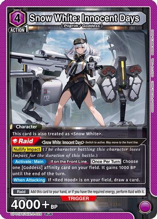 Snow White: Innocent Days (028) (UP01BT/NIK-2-028) - UP01BT GODDESS OF VICTORY NIKKE Precious Booster Foil