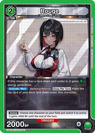 Rouge (UP01BT/NIK-2-043) - UP01BT GODDESS OF VICTORY NIKKE Precious Booster Foil