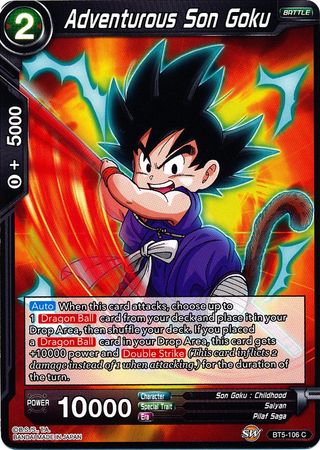 Son Goku aventurero (BT5-106) [Renacimiento milagroso] 