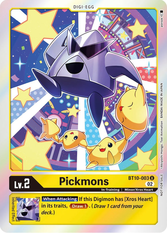 Pickmons [BT10-003] (Paquete oficial del torneo vol. 8) [Promociones de encuentros de Xros] 