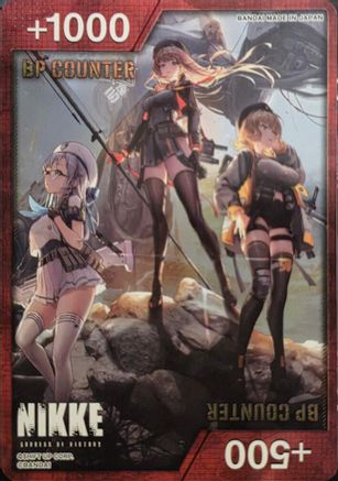 BP Counter (Red) (B)  - UP01BT GODDESS OF VICTORY NIKKE Precious Booster