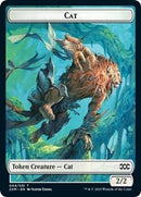 Cat // Servo Double-Sided Token [Double Masters Tokens]-1