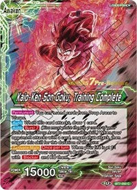 Son Goku // Kaio-Ken Son Goku, Entrenamiento Completo (BT7-050_PR) [Promociones de prelanzamiento de Asalto de los Saiyans] 
