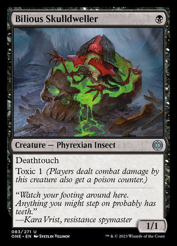 Morador de calaveras bilioso [Phyrexia: Todos serán uno] 
