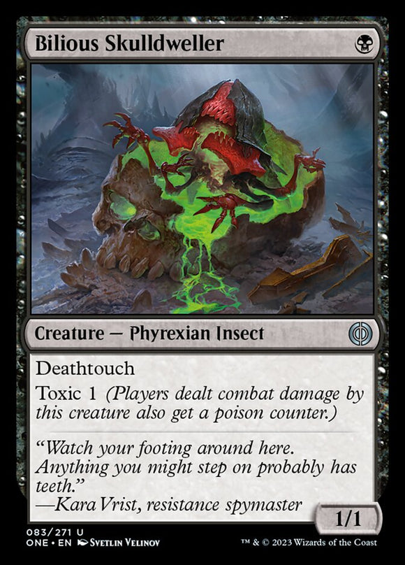 Morador de calaveras bilioso [Phyrexia: Todos serán uno] 