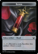 Blood // Shapeshifter Double-Sided Token [March of the Machine Commander Tokens]-1