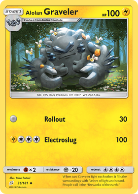 Graveler de Alola (36/181) [Sol y Luna: Formen equipo] 
