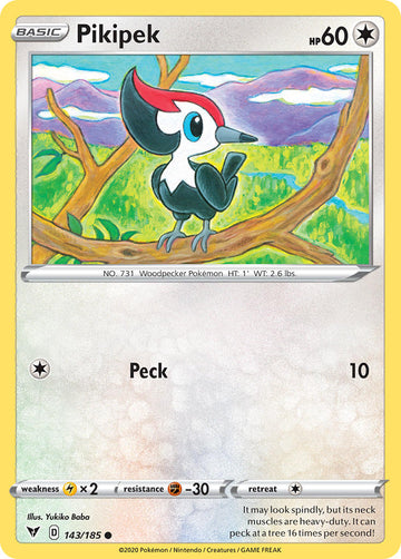 Pikipek (143/185) [Espada y escudo: voltaje intenso] 