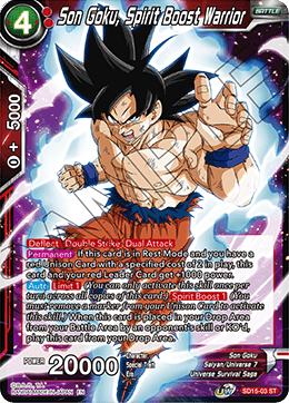 Son Goku, Spirit Boost Warrior (Baraja de inicio: Orgullo de los Saiyans) (SD15-03) [Cross Spirits] 