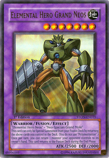 Héroe elemental Grand Neos [STON-EN035] Ultra raro 