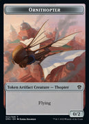 Ficha de doble cara de ornitóptero pirexiano [Fichas unidas de Dominaria] -2