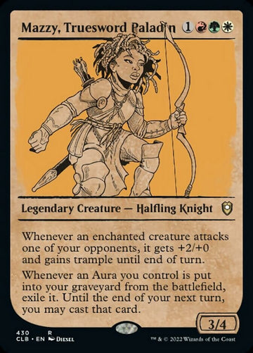 Mazzy, paladín de espada verdadera (escaparate) [Commander Legends: Battle for Baldur's Gate] 