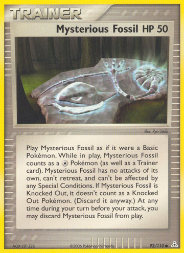 Fósil misterioso (92/110) [EX: Fantasmas de Holon] 