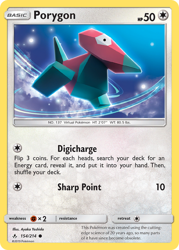 Porygon (154/214) [Sol y Luna: Lazos inquebrantables] 