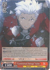 "Barrera de contraataque" Arquero (FS/S36-E053 R) [Fate/Stay Night [Unlimited Blade Works] Vol. II] 