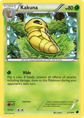 Kakuna (2/116) [Black & White: Plasma Freeze]