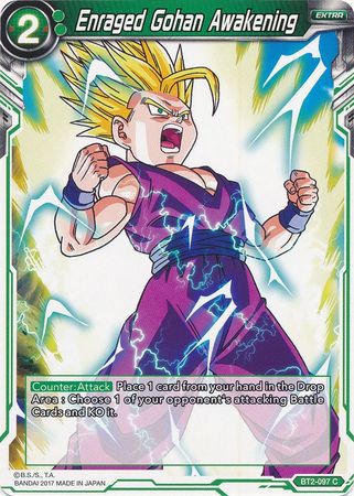 Despertar de Gohan enfurecido (BT2-097) [Union Force] 