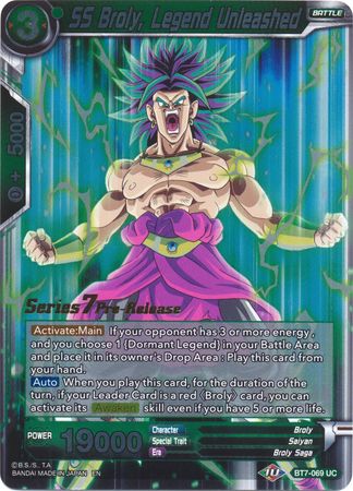 SS Broly, leyenda desatada (BT7-069_PR) [Promociones previas al lanzamiento de Asalto de los Saiyans] 