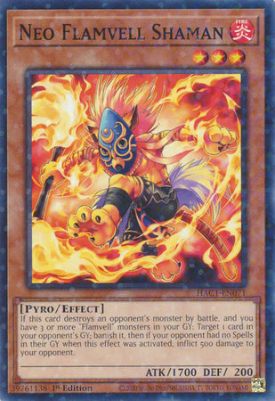 Chamán Neo Flamvell (Terminal de duelo) [HAC1-EN071] Común 