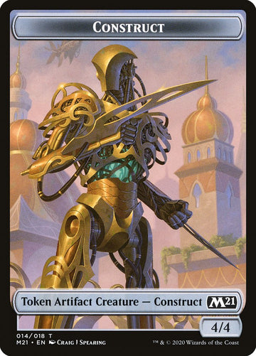 Beast // Construct Double-Sided Token [Core Set 2021 Tokens] - 0