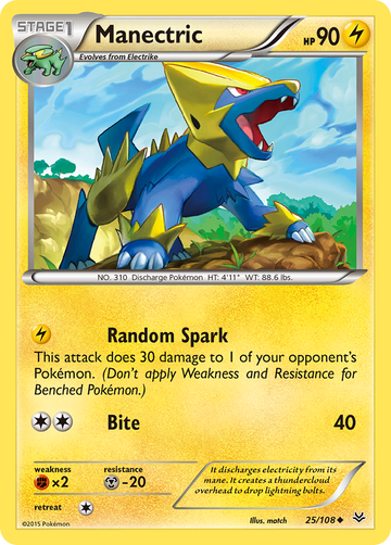 Manectric (25/108) [XY: Cielos rugientes] 