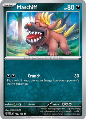 Maschiff (136/198) [Scarlet &amp; Violet: Conjunto básico] 