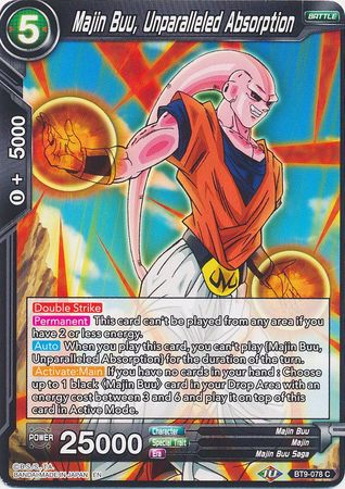 Majin Buu, Absorción sin igual (BT9-078) [Embestida universal] 