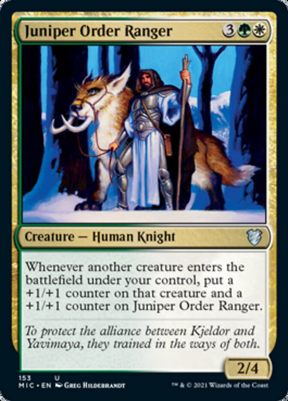Guardabosques de la Orden Juniper [Comandante de Innistrad: Midnight Hunt] 