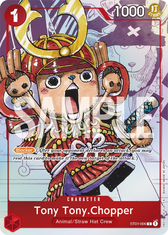 Tony Tony.Chopper (arte alternativo) [Tarjetas promocionales de One Piece] 