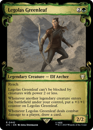 Legolas Greenleaf [El Señor de los Anillos: Cuentos de la Tierra Media: Pergaminos de presentación del comandante] 