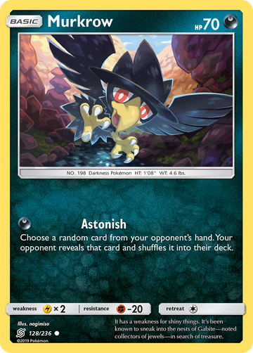 Murkrow (128/236) [Sol y Luna: Mentes unificadas] 