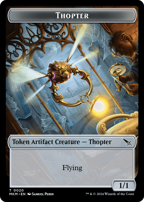Thopter (0020) // Ficha de dos caras de Ooze [Fichas de Asesinatos en la Mansión Karlov] 