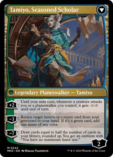 Tamiyo, Inquisitive Student // Tamiyo, Seasoned Scholar [Modern Horizons 3] - 0