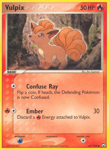 Vulpix (69/108) [EX: Guardianes del poder] 
