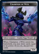Champion of Wits // Illusion Double-Sided Token [Dungeons & Dragons: Adventures in the Forgotten Realms Commander Tokens]-1